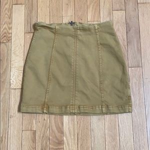 Free People size 8 mini skirt